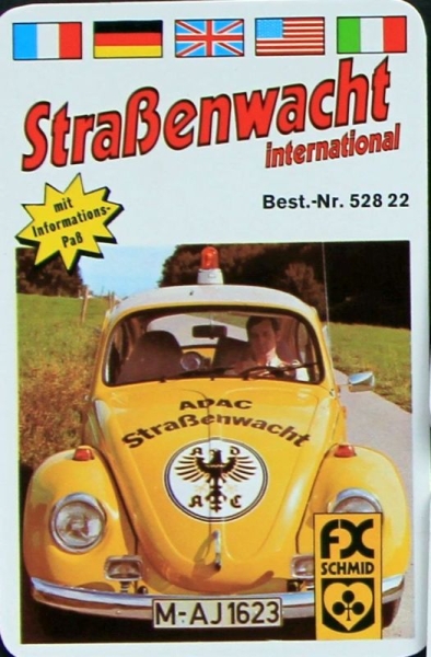Schmid Spiele "Straßenwacht" 1971 Cardgame (7410)